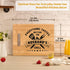 Bamboo Cutting Board for Husband -Everything Tastes better on husband's grill